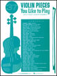 37 VIOLIN PIECES YOU LIKE TO PLAY VIOLIN cover